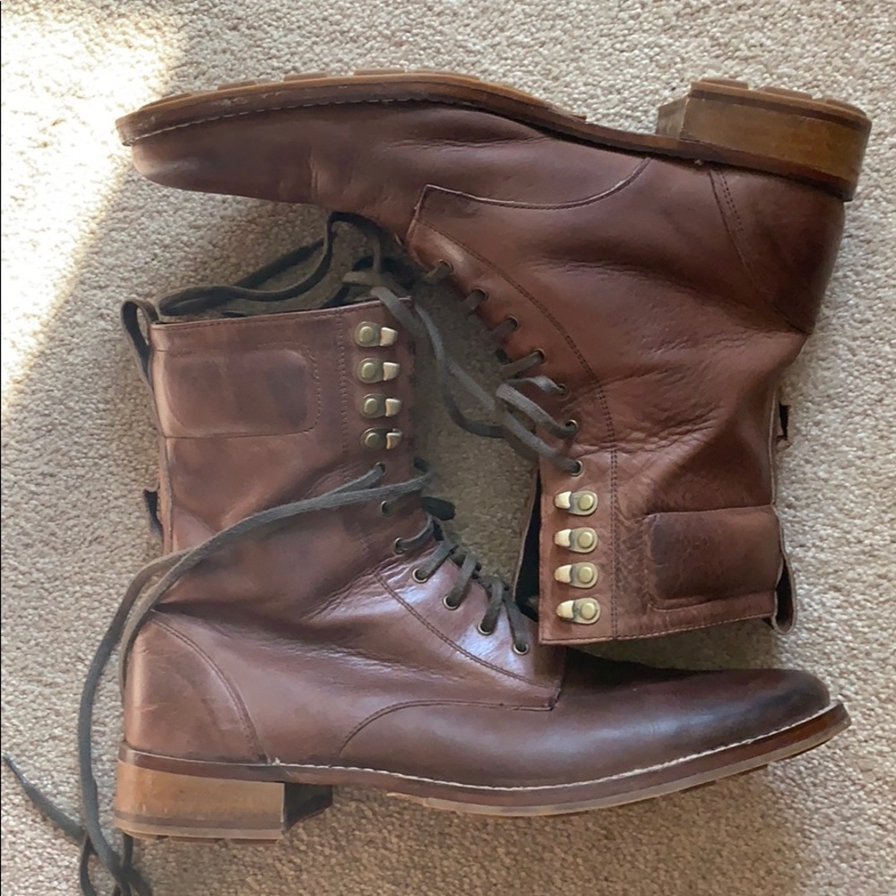 Cole Haan Nike Air Bentley lace-up boots
